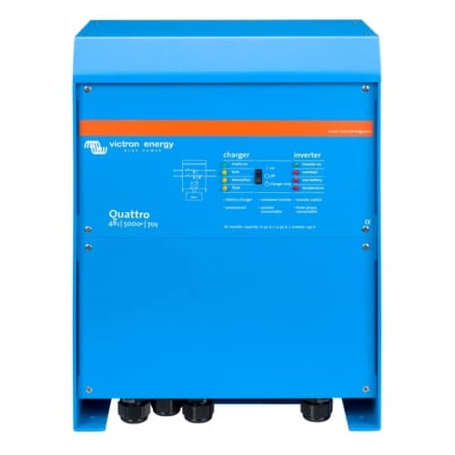 Victron Energy Quattro 24/8000/200-100/100 - Inverter Καθαρού Ημιτόνου για Φωτοβολταϊκά