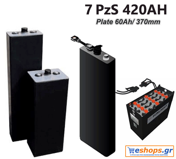 7 PzS 420 2V Μπαταρία SUNLIGHT βαθιάς εκφόρτισης