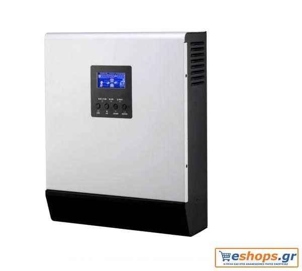 Inverter charger ECO-ICP 3000-24, 3000VA, 50A SOLAR, 30A AC
Καθαρού ημιτόνου με ενσωματωμένο φορτιστή μπαταριών